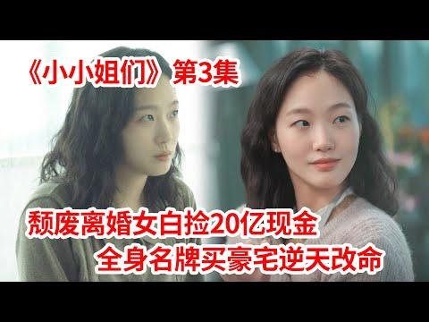 【脑弟】颓废离婚女白捡20亿现金！全身名牌逆转命运！高分韩剧《小小姐们》第3集！金高银、南志铉主演