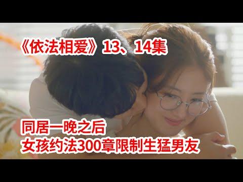 【脑弟】同居一晚之后！女孩约法300章限制“生猛”男友！爱情剧《依法相爱》第13、14集！李昇基、李世荣主演