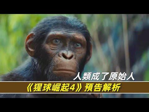 《猩球崛起4》預告解析，猩猩稱王，人類卻成了原始人