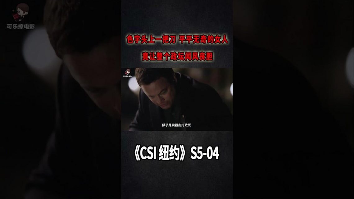 色字頭上一把刀，所有政客都想殺死的女人，究竟有什麼魔力？《C.S.I-NY》