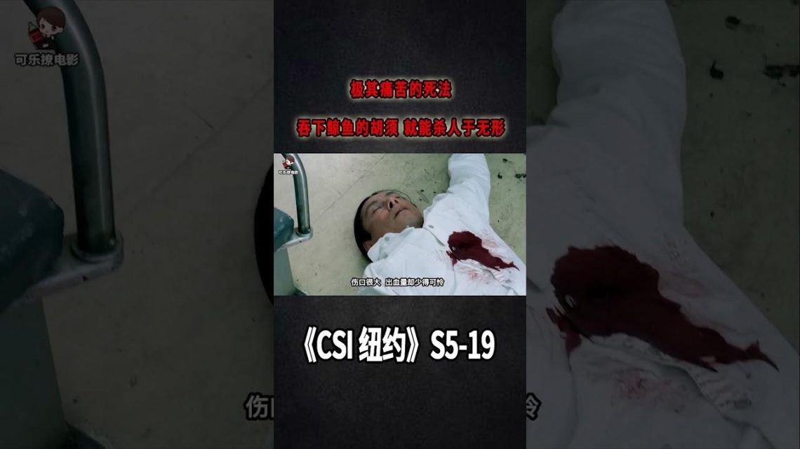 極其痛苦的死法，吞下鯨魚的鬍鬚，就能殺人於無形《C.S.I-NY》