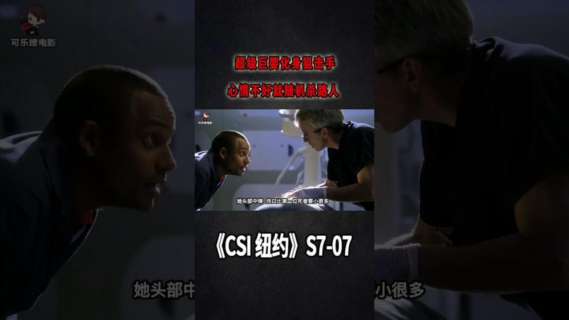 心情不好就隨機射路人，狙擊狂魔下手狠毒，狂刷存在感《C.S.I-NY》