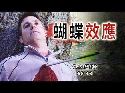 失足摔死的小哥，被箭貫穿的男子，蝴蝶效應，環環相扣《C.S.I-NY》